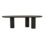 Seb Curve Dining Table 2600mm Black