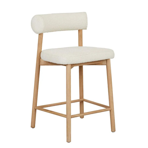 Olsen Barstool Cypress Frost Boucle