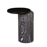 Pablo Side Table Black/Storm Marble