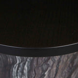 Pablo Side Table Black/Storm Marble