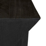 Abstract Stack Side Table Black
