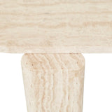 Amara Geo Coffee Table Natural Travertine