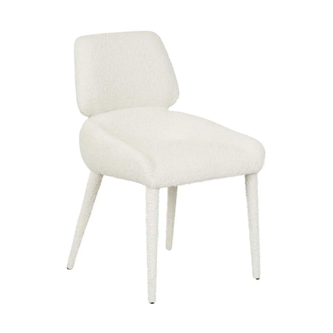 Nixon Dining Chair Snow Boucle