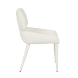 Nixon Dining Chair Snow Boucle