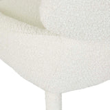 Nixon Dining Chair Snow Boucle