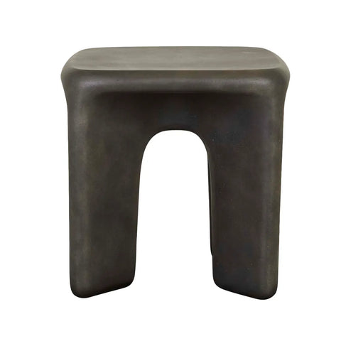 Petra Arch Side Table Charcoal