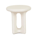 Petra Round Side Table Ivory