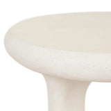 Petra Round Side Table Ivory