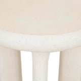 Petra Round Side Table Ivory