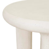 Petra Round Side Table Ivory