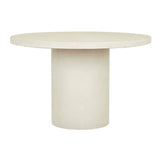 Petra Round Dining Table Ivory