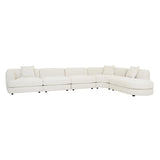 Madrid Curve Right Arm Sofa Grey Speckle