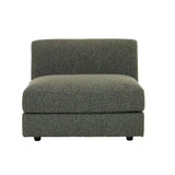 Madrid Curve Centre Sofa Green Boucle