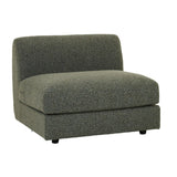 Madrid Curve Centre Sofa Green Boucle