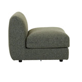 Madrid Curve Centre Sofa Green Boucle