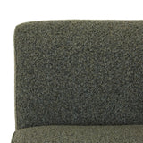 Madrid Curve Centre Sofa Green Boucle