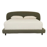 Madrid Mondo King Bed Moss Boucle