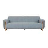 Airlie Wrap Three Seater Sofa Sky Blue Boucle