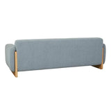 Airlie Wrap Three Seater Sofa Sky Blue Boucle