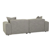 Airlie Slab Three Seater Sofa Brindle Grey