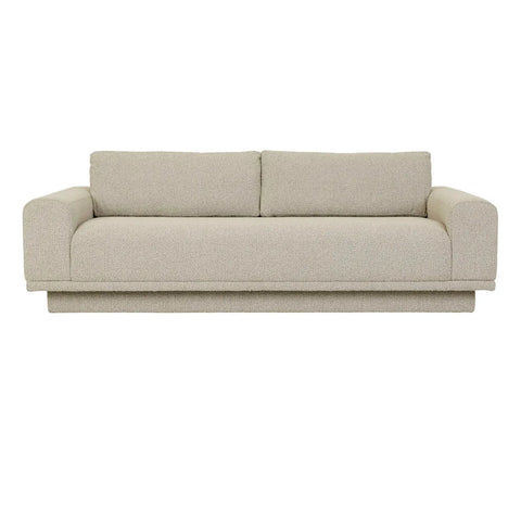 Kole Rise Three Seater Sofa Ash Boucle