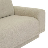 Kole Rise Three Seater Sofa Ash Boucle