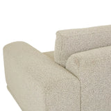 Kole Rise Three Seater Sofa Ash Boucle