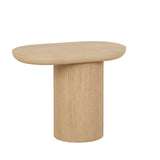 Seb Pedestal Side Table Natural