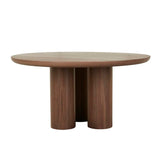 Seb Round Dining Table Walnut