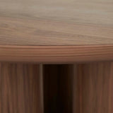 Seb Round Dining Table Walnut