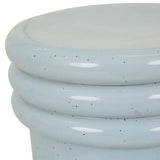 Hanson Round Side Table Pale Blue