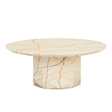 Atlas Decagon Coffee Table Brown Vein