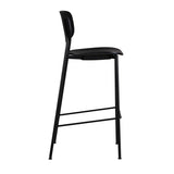 Lathan Bar Stool Tall Black Ash