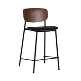 Lathan Bar Stool Low Walnut Ash