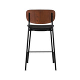 Lathan Bar Stool Low Walnut Ash