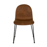 Smith Sleigh Leg Dining Chair Tan