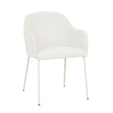 Riley Dining Armchair Birch Boucle