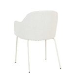 Riley Dining Armchair Birch Boucle