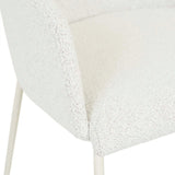 Riley Dining Armchair Birch Boucle