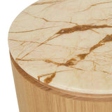 Pluto Open Bedside Table Natural