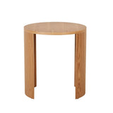 Oberon Crescent Side Table Natural