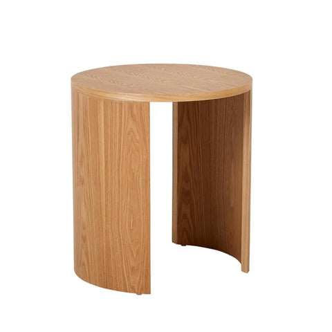 Oberon Crescent Side Table Natural