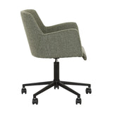 Lennox Office Chair Moss Tweed