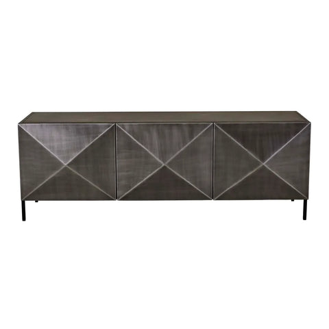 Amelie Facet Entertainment Unit Gunmetal