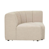 Juno Channel Round Corner Sofa Copeland Birch