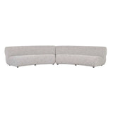 Juno Cloud Corner Arc Sofa Moon Rock