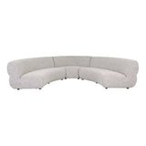 Juno Cloud Corner Arc Sofa Moon Rock