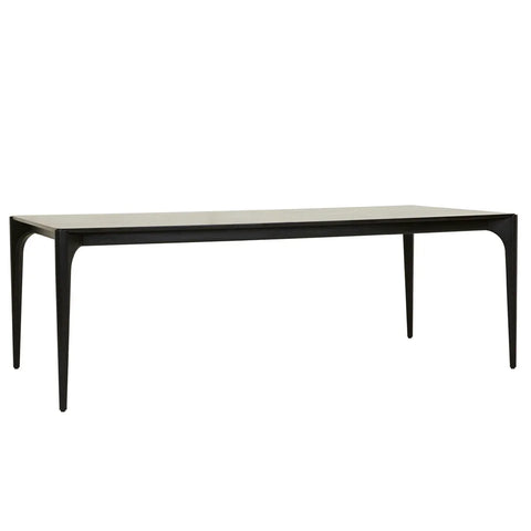 Piper Spindle Dining Table Black