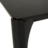 Piper Spindle Dining Table Black