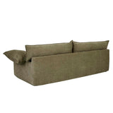 Vittoria Como Three Seater Sofa Copeland Olive